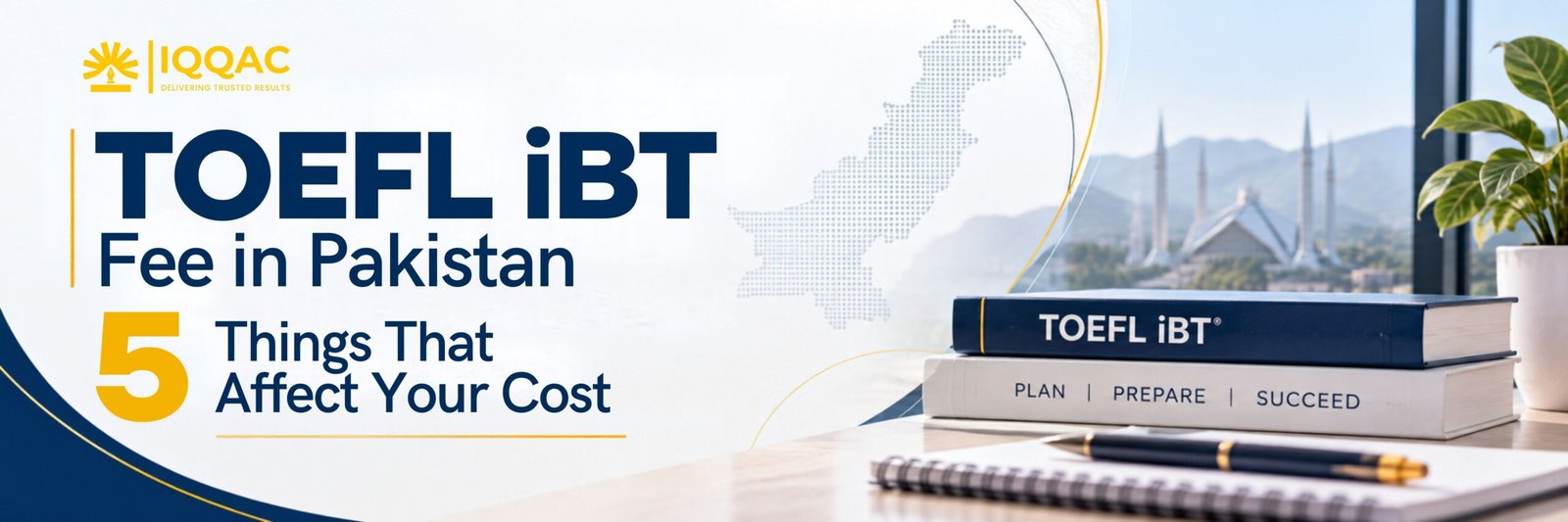 TOEFL iBT Fee in Pakistan and comparing factors that affect the total exam cost.
